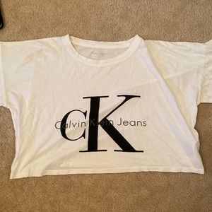 Calvin Klein cropped T-shirt